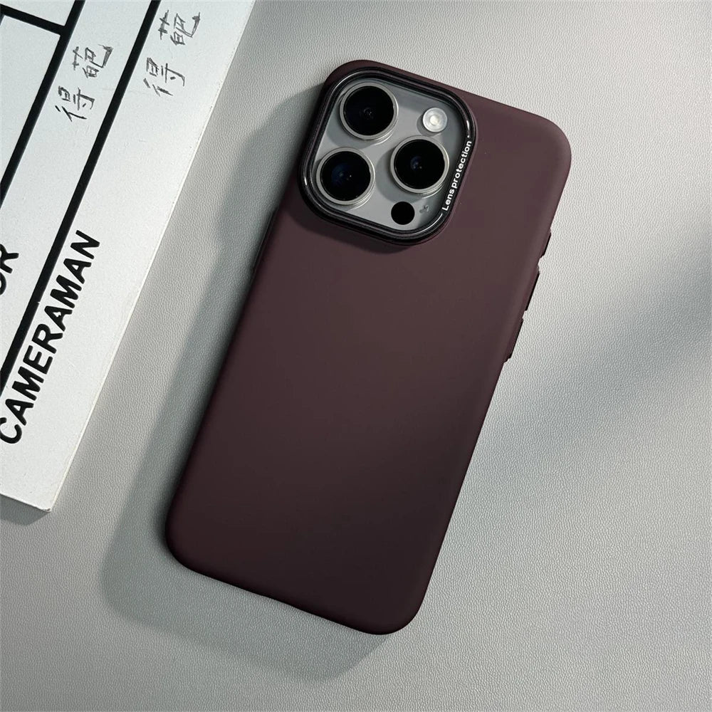 Ultra Thin Luxury Retro Matte Hard PC Case For iPhone