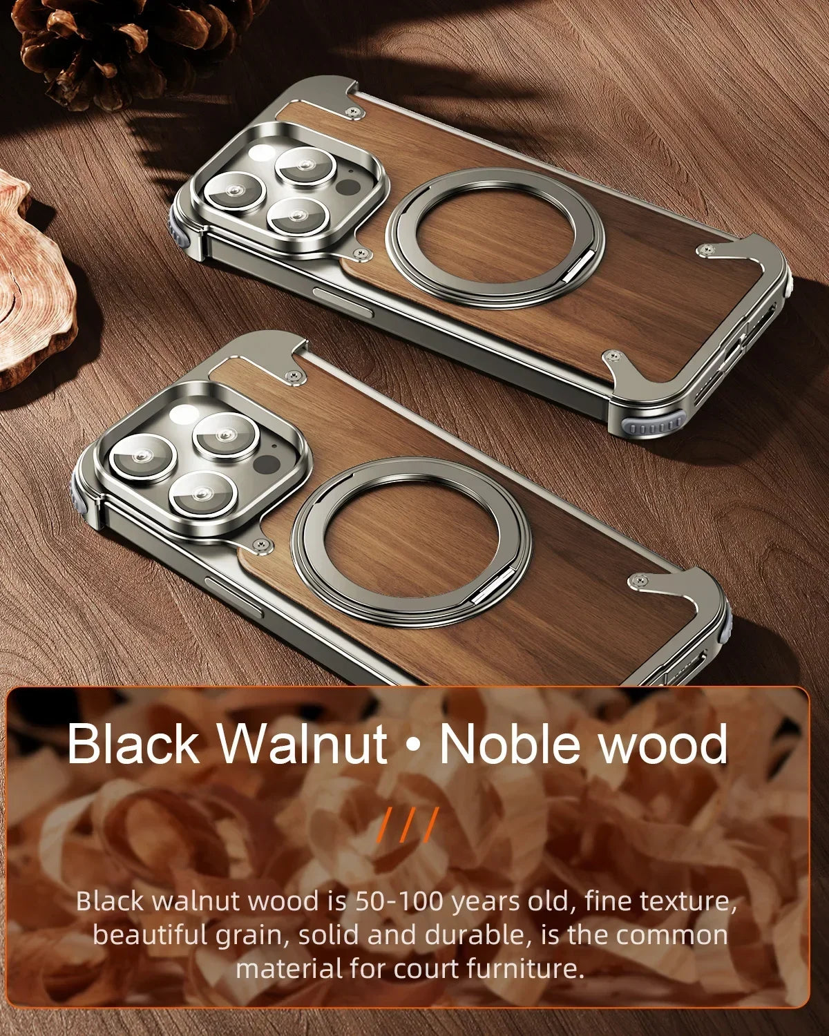 Eary Natural Wood for iPhone