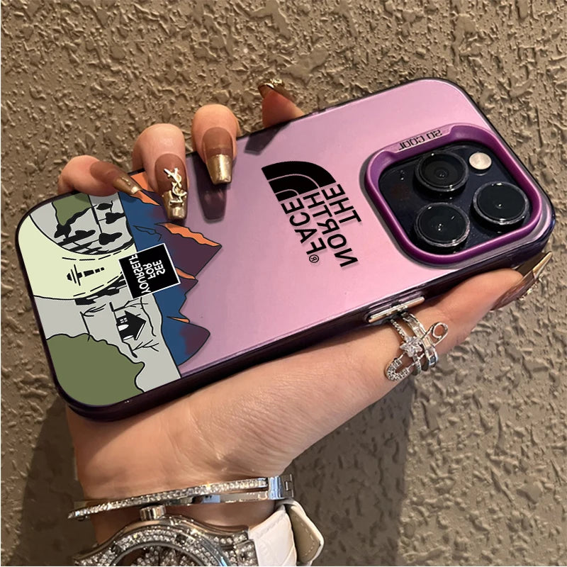 Fashion Snow Mountain Highway Case for iPhone 16 15 14 13 12 11 Pro Max XS X XR 8 7 Plus SE 2020 Matte Shockproof Printing Phone