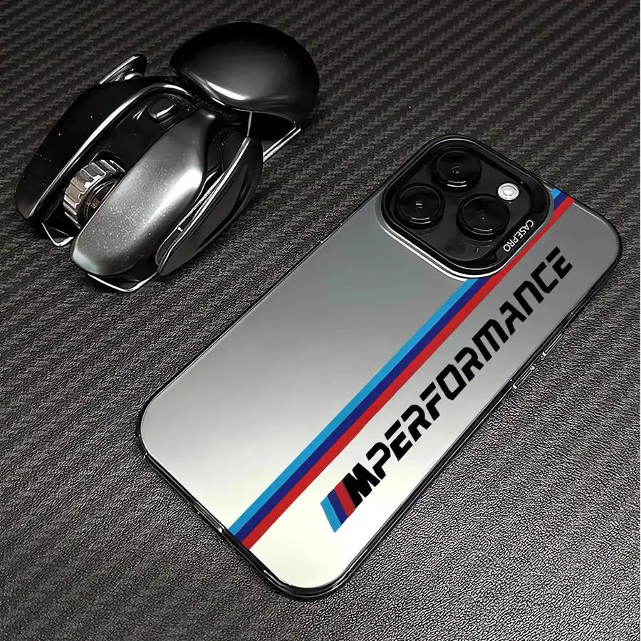 Sports Power-W Car Logo Cover Phone Case for iPhone 16 Pro 15 Pro Max 14 13 12 11 XS 14 Pro Max 16 Plus 14Pro 12Pro Soft Shell