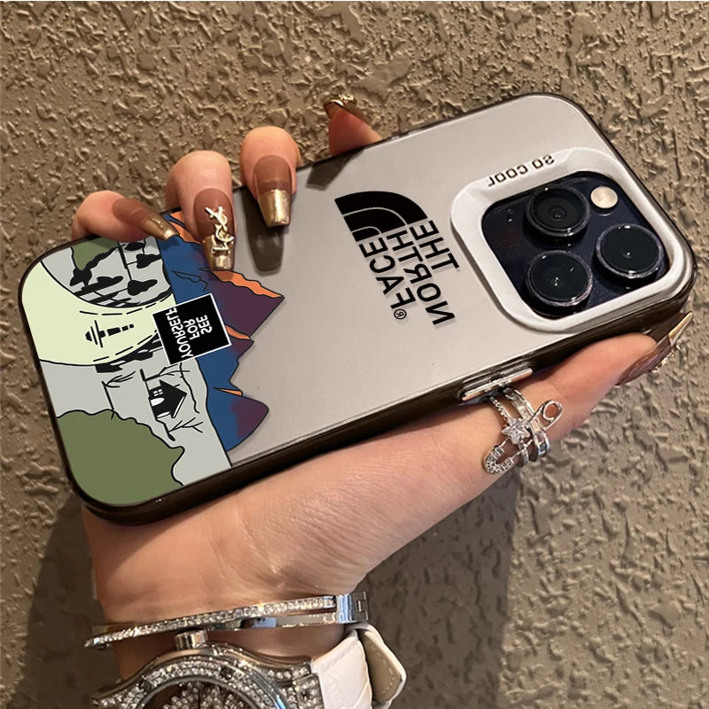 Fashion Snow Mountain Highway Case for iPhone 16 15 14 13 12 11 Pro Max XS X XR 8 7 Plus SE 2020 Matte Shockproof Printing Phone