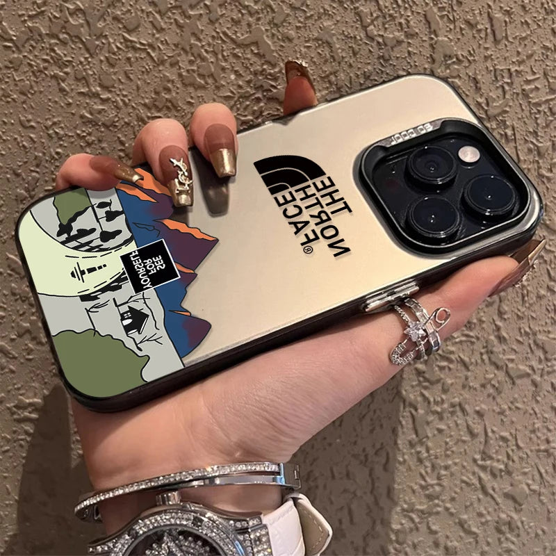 Fashion Snow Mountain Highway Case for iPhone 16 15 14 13 12 11 Pro Max XS X XR 8 7 Plus SE 2020 Matte Shockproof Printing Phone